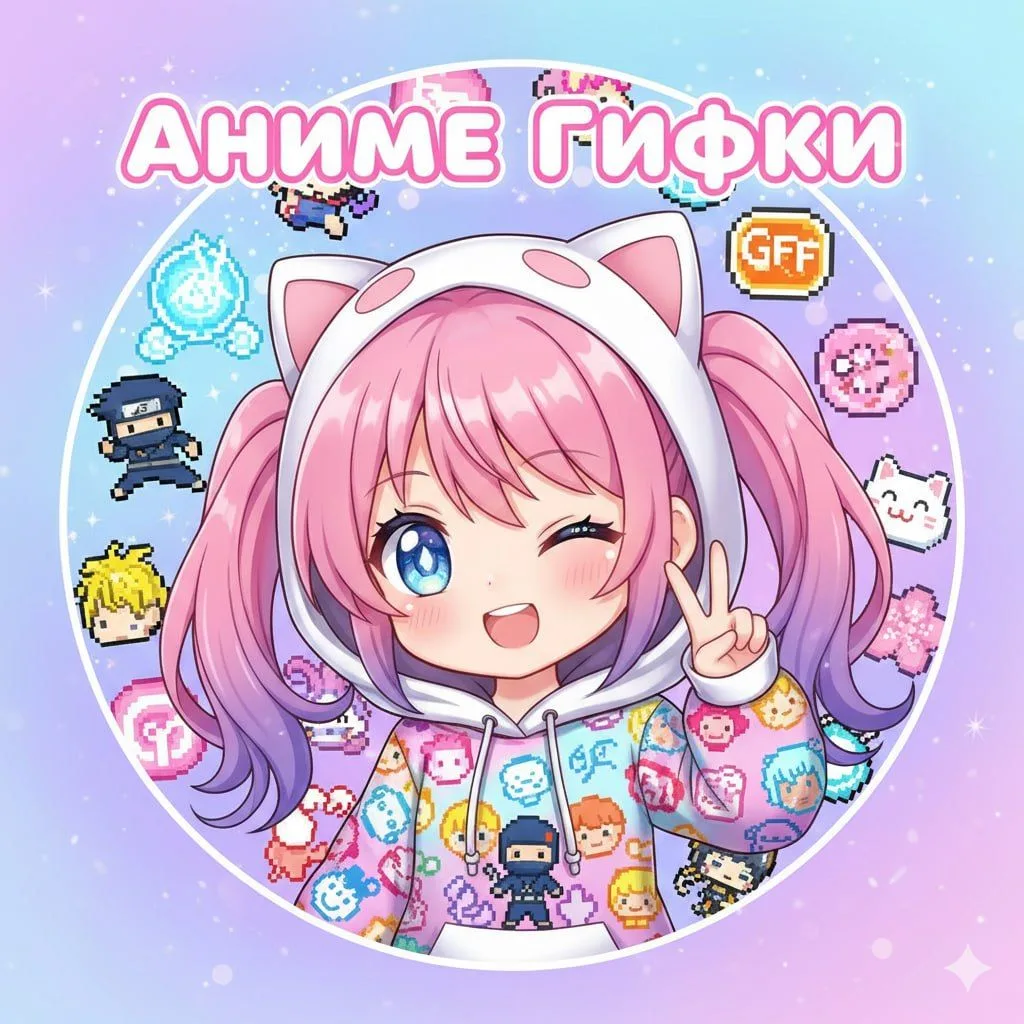 Иконка Канал Аниме Гифки Нейросеть Арты — портал Max