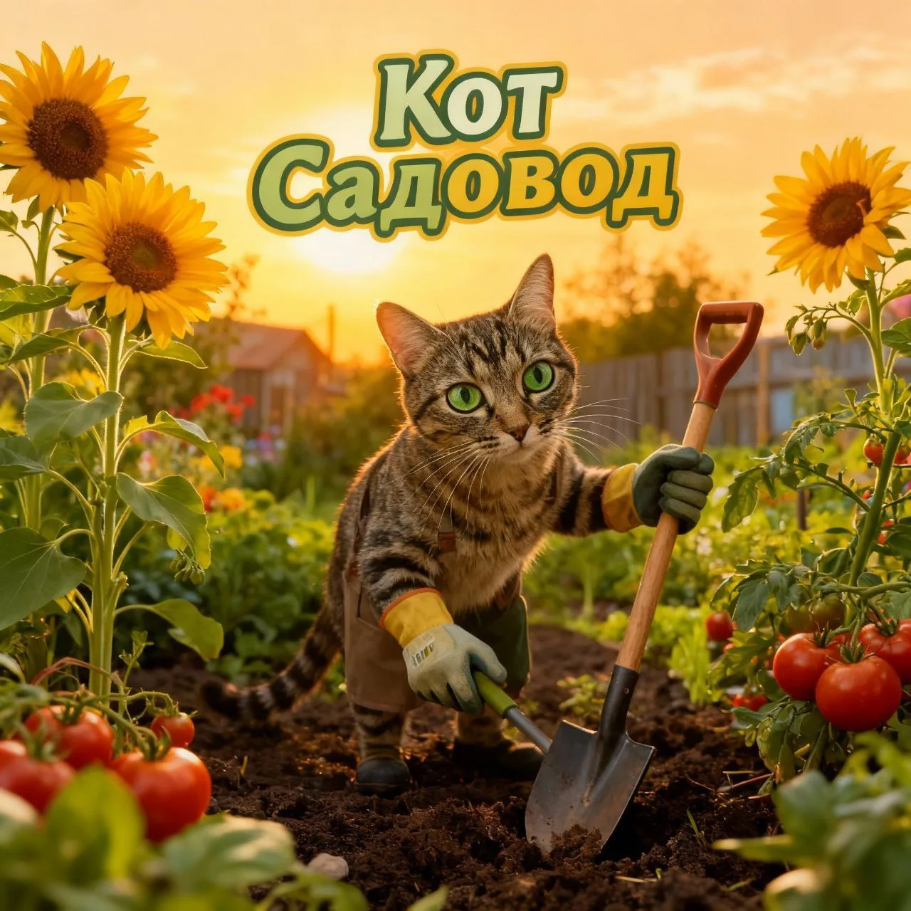 Иконка Канал Кот садовод. Дача цветы огород — портал Max