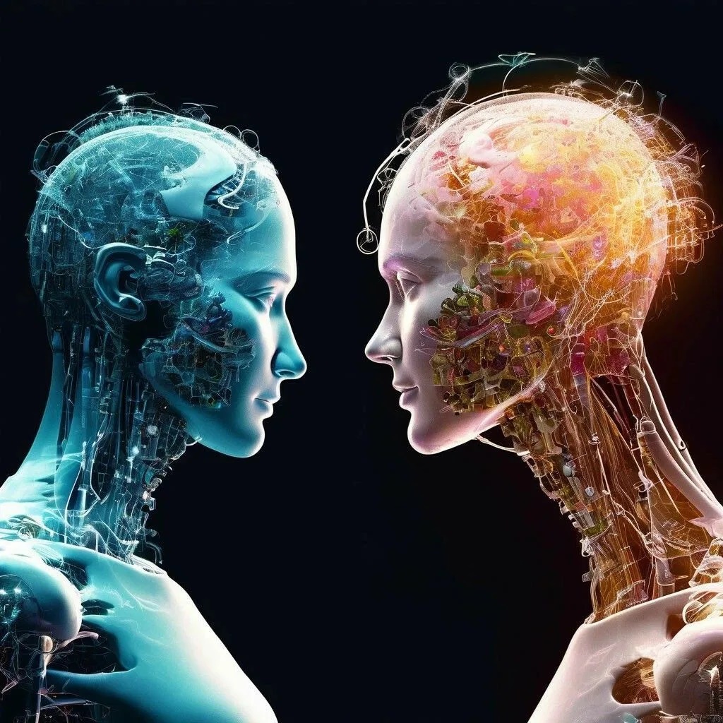 Иконка Канал Гибридный разум: Я + ИИ — портал Max