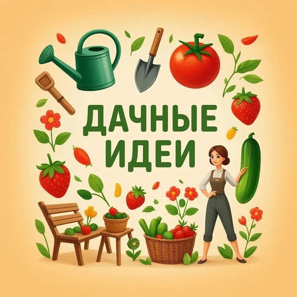 Иконка Канал Дачные идеи -- посадка растений уход за дачей огород теплица грядки растения для дачи удобрения полив борьба с вредителями посадка овощей сбор урожая ландшафтный дизайн компост выращивание цветов — портал Max