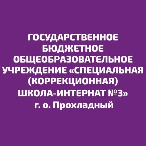 Иконка Канал ГБОУ "СКШИ №3" МИНПРОСВЕЩЕНИЯ КБР — портал Max