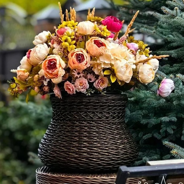 Иконка Канал Крафтовая мастерская кашпо "Rattan - Snezh" — портал Max